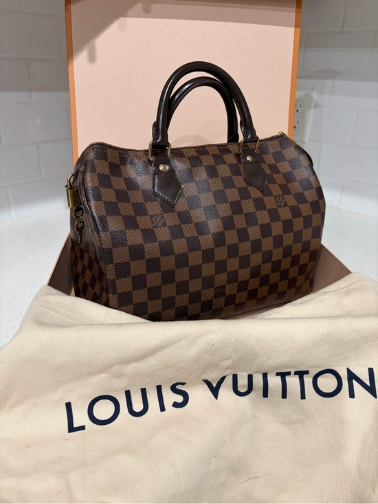 Louis Vuitton Other - Louis Vuitton Brown Damier Ebene Speedy/Duffel Bag